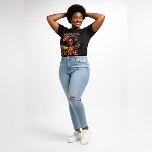 Dope Graphic Short Sleeve Tee in Black